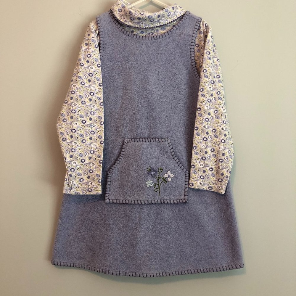 Gymboree Forget Me Not fleece jumper & Floral shir